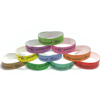 Usine En Gros Pas Cher Personnalisé Papier Bracelets Bracelet Vip Unique Numéroté Tyvek Bracelets
