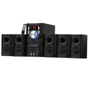 Museeq 5.1 Ch Multimedia Subwoofer Home Theater System with Full Function Built-in MIC Bluetooth Speakers