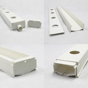 Équipement d'irrigation hydroponique pour serre, gouttières en plastique pour plantes, gouttières de culture - Product Image 1