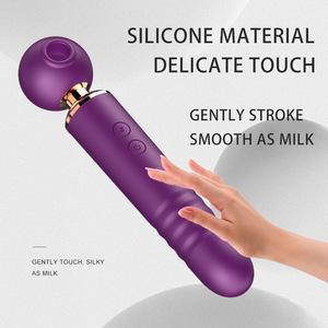 Nuevo vibrador magia succión empuje vibrador consolador G punto lesbiana masaje japonés varita vibrador para mujeres - Product Image 4