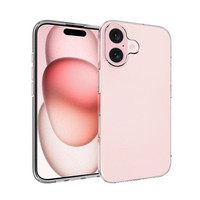 Coque de téléphone portable transparente en TPU souple de haute qualité 1,0 mm pour iPhone 17 18 Pro, design simple, personnalisation du logo