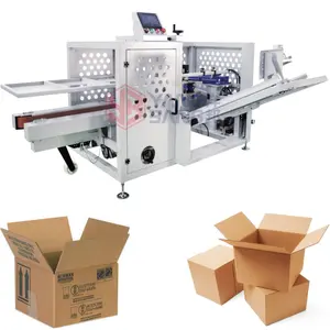 Automatic Case Packer Case Erector Fold Open Carton Box Adhesive Tape Sealing Packing Machine