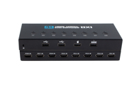 Commutateur KVM USB 8 ports Oright avec HDMI 2.0, 4 ports USB 2.0, résolution 4K 60Hz, HDCP 2.2, prend en charge 8 ordinateurs, noir fer