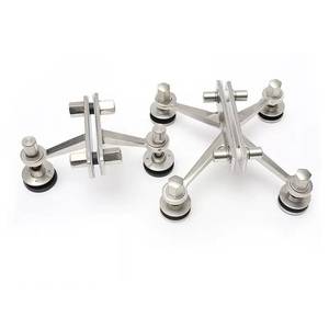 Rèm tường phụ kiện kính không khung rèm tường thép không gỉ 304 316 lớp t k <span class=keywords><strong>Glass</strong></span> Spider hệ thống - Product Image 1