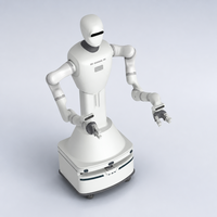 Robot humanoïde Y2-B, bras robotique collaboratif double, charge utile 5 kg, châssis mobile motorisé, 220 V, API ROS2, développement secondaire, industriel