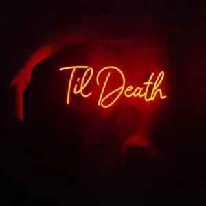 "Tie Death " Neon Signs Home Decor LED Neon Sign Quick Delivery Direct Shipment Signs Handmade