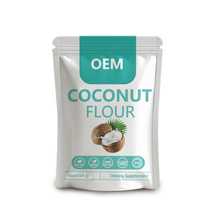 100% натуральная кокосовая мука: отличный источник клетчатки, низкое содержание жира, без ГМО, мелкая текстура для любых кулинарных нужд. - Product Image 1