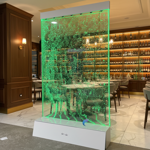 Acrylic Laser Cut Contemporary Bubble Wall Waterfall Panel Indoor Wall <b>Partition</b> for Restaurant Hotel Bar Decor LED Luminous - Product Image 2