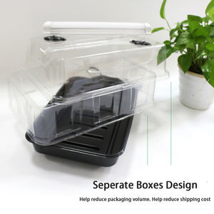 Seedling Starter Trays with <strong>Heat</strong> Mats Humidity Dome Clear Cell Tray Seed <strong>Propagator</strong> - Product Image 2
