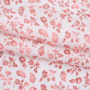 2024 Smooth Rayon Fabric 100% Viscose Spun Rayon Printed Floral Summer Dress for dress and shirt