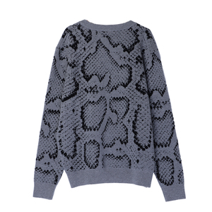 2025 a 2026 Custom Oem/Odm Logo Jacquard Knitwear Custom Men Sweater Cotton O-cuello Knitted Pullover Sweater para hombres - Product Image 3