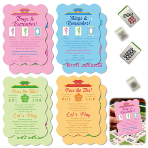 MeldVerse Mahjong Shuffler Cards Tiles-Professional Quality Acrylic Material 4-Piece Casino Gambling Durable Mixing Minimalist - Product Image 1