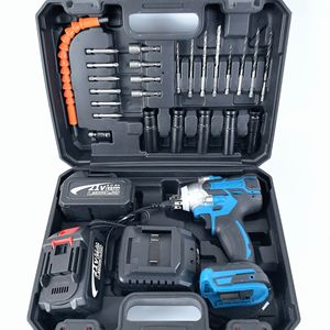 Clé à chocs industrielle sans balais à couple élevé 21V, batterie lithium-ion rechargeable, couple de 600 N.m, 2000 mAh, YLW, entraînement 1/2, 1 pièce - Product Image 3