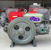 Moteur diesel monocylindre 4 temps 22 CV à injection directe facilement déplaçable ZS1115 pour tracteur et bateau