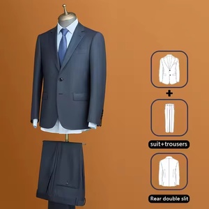 807 <span class=keywords><strong>Traje</strong></span> Personalizado <span class=keywords><strong>de</strong></span> 88% Lana Azul Oscuro con Cuello en V para <span class=keywords><strong>Hombre</strong></span>, Conjunto <span class=keywords><strong>de</strong></span> <span class=keywords><strong>Traje</strong></span> <span class=keywords><strong>de</strong></span> <span class=keywords><strong>Lino</strong></span> Parcial, <span class=keywords><strong>Traje</strong></span> <span class=keywords><strong>de</strong></span> Lujo <span class=keywords><strong>de</strong></span> 180 Gramos con Construcción Half-Canvas para <span class=keywords><strong>Hombre</strong></span> - Product Image 2