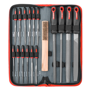 Juego de 16 Limas de 250 mm, Corte Bastardo, Limas Planas, Herramientas para Trabajar la Madera - Product Image 1
