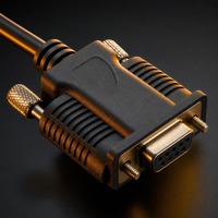 Câble modem série RS232 DB9 femelle-femelle pour scanner de codes-barres, imprimante de reçus TPV, balance et terminal
