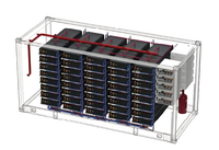 Système de stockage d'énergie LiFePO4 refroidi par liquide de 5,015 MWh, conteneurisé 20 pieds, pour centre de données, UPS, usage commercial, IP55, déploiement rapide