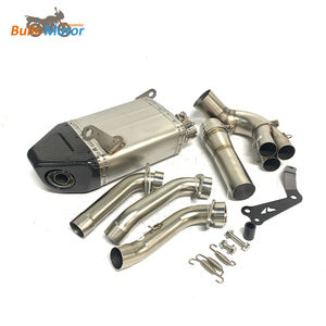 Système d'Échappement Complet Moto pour Yamaha <span class=keywords><strong>MT09</strong></span> FZ09 2021 + <span class=keywords><strong>Silencieux</strong></span> d'Échappement - Product Image 4