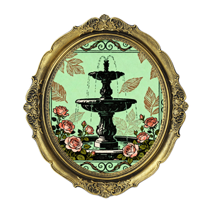 Hình ảnh cổ điển khung 5x7 inch hình bầu dục thanh lịch cổ khung ảnh với kính - Product Image 1