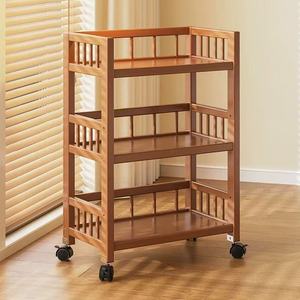 Soporte de Madera Maciza para Plantas de Estilo Chino Moderno, Multinivel, para Suculentas, Bonsáis, Interior, Sala de Estar, Almacenamiento - Product Image 1