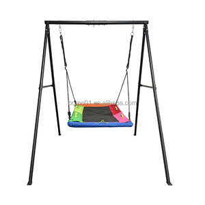 Ayunan Logam Multifungsi Zoshine Heavy-Duty Tahan Cuaca dengan 2 Kursi Ayun untuk Anak-Anak dan Dewasa, Penggunaan di Halaman Belakang dan Taman - Product Image 6