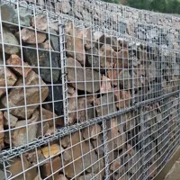 Gabion soudé galvanisé à chaud en stock pour murs paysagers de parcs, grillage métallique et aménagement de jardins, ultra longue durée de vie