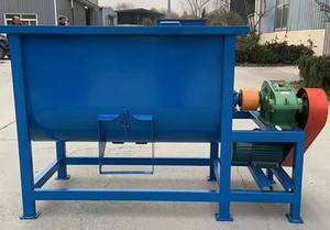 Animal Food <strong>Mixer</strong> Blender Small Seed <strong>Mixer</strong> Horizontal Ribbon <strong>Mixer</strong> 300kg - Product Image 3