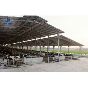 Capannone per Allevamento Avicolo con Lati Aperti, Design Prefabbricato per Fattoria di Capre, Scuderia per Maiali e Cavalli, Stalla per Bestiame - Product Image 5