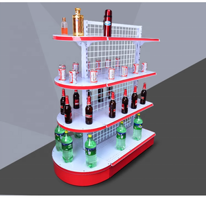 Estantes de supermercado ajustables de alta calidad, estantes de malla de alambre de doble cara, estante de exhibición para tienda trasera - Product Image 3