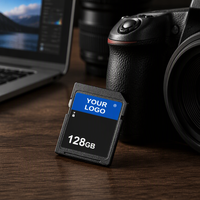 Kartu Memori SD 128GB U3 V30 untuk Kamera Mirrorless DSLR, Video 4K UHD, Penyimpanan Foto, Penyimpanan Kerja, Buffer Cepat, Jernih untuk Mode Burst