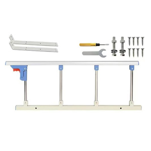 Barrière de lit d'hôpital pliable en alliage d'aluminium, barrière latérale de sécurité anti-chute pour personnes âgées, maison de retraite, hôpital - Product Image 2