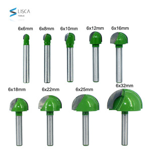 L-N026-1 1pc 6mm Schaft runde Nase Bits Runde Nase Kern Box Router Bit Shaker Cutter Werkzeuge Für Holzwerk zeuge