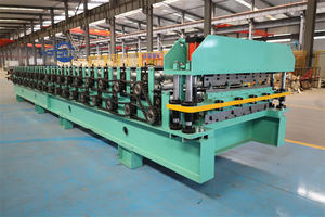 מכונת עיצוב גלילים לייצור יריעות קירוי דו-שכבתיות, מצופות, מגולוונות, מסוג IBR PBR RIB AG Panel R Ranel, בצורת רעפים מדורגים. - Product Image 3