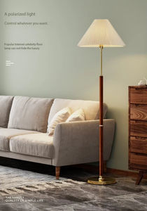 Lampe de table moderne de haute qualité avec abat-jour en tissu plissé, style classique <span class=keywords><strong>parapluie</strong></span>, pour salon, chambre, canapé et <span class=keywords><strong>lit</strong></span> - Product Image 4