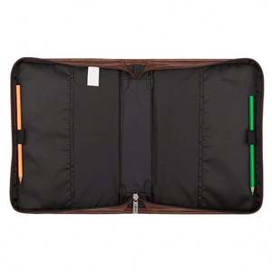 Funda para Biblia de Cuero Sintético Marrón con Cierre, Duradera, Muestra Gratis - Product Image 1