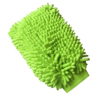 Gant de lavage en microfibre chenille double face de qualité supérieure pour voiture et moto
