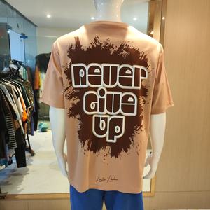 T-shirt personnalisé pour hommes T-shirt surdimensionné Boxy 300 Gsm de haute qualité en coton uni graphique lourd imprimé vintage pour homme - Product Image 1