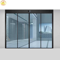 Porte de magasin en verre trempé de sécurité haute résistance avec verrouillage multipoints pour vitrine de magasin de détail