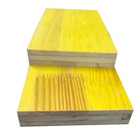 Panneau de coffrage LEONKING de haute qualité, 27 mm, épaisseur 21 mm, trois plis, noyau en pin, colle phénolique, imperméable, peint en jaune, vente en gros