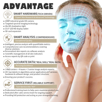 AI Intelligent Skin Analyzer Machine Facial Diagnostic Instrument Facial Moisture Test Facial Analysis 3d Skin Analysis Device