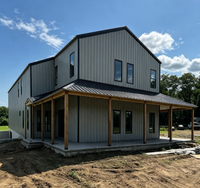 Atelier de construction métallique préfabriqué de luxe en acier léger, bureau industriel haut de gamme durable et premium pour stockage