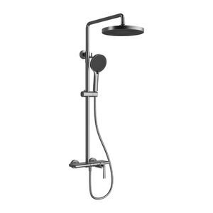 Jboyurn All Copper Shower Set With Rainfall And Handheld Spray For Bathroom - Product Image 5