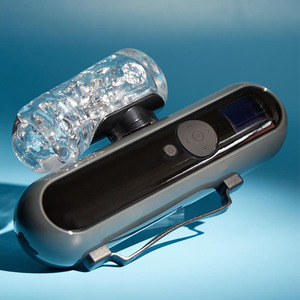 Machine sexuelle souple en TPE pour fellation, stimulateur automatique, 10 vitesses de poussée et de vibration, contrôle par application IA, masturbateur masculin, jouet sexuel pour hommes - Product Image 2