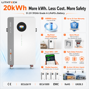 แบตเตอรี่ลิเธียม OEM 48V 51.2V 200Ah 400Ah 600Ah 10Kwh 15Kwh 20Kwh สำหรับระบบพลังงานแสงอาทิตย์ - Product Image 2