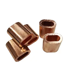 Copper Ferrule Wire Rope Sling Sleeve Oval 8 Shape