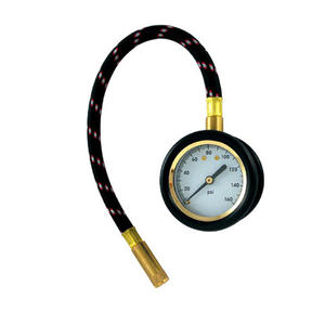 Manômetro de pressão de ar de pneu de carro, medidor trançado de borracha com mangueira reforçada - Product Image 6