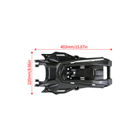 Couverture de compartiment de batterie en fibre de carbone Surron Ultra Bee, améliorée et modifiée, haute performance, pour moto électrique tout-terrain, pièces détachées pour vélo électrique