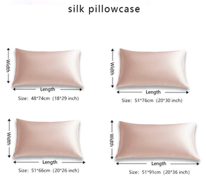 Taie d'oreiller 100% soie de mûrier pour les <span class=keywords><strong>cheveux</strong></span> et la peau, 22 momme, <span class=keywords><strong>ultra</strong></span> premium 6A, respirante, rafraîchissante, avec fermeture éclair dissimulée - Product Image 2
