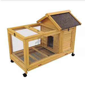 室内室外鸡舍用丝网金属跑笼可持续松木鸟笼鸟类兔子户外使用 - Product Image 1